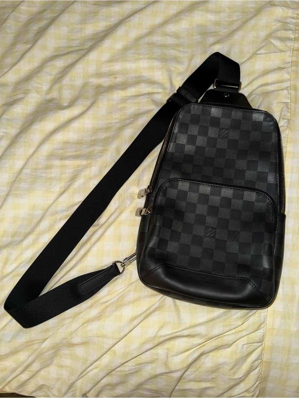Louis Vuitton Black Damier Graphite Crossbody Sling